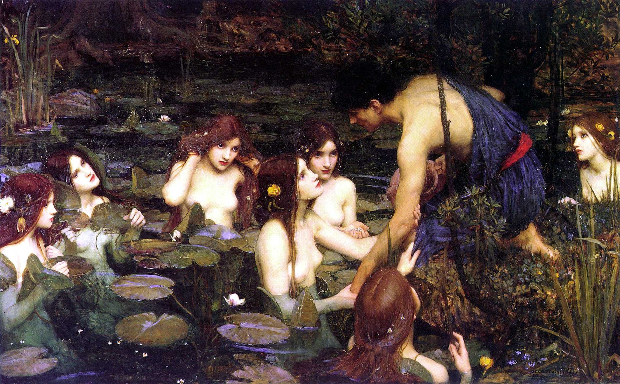Waterhouse_Hylas_and_the_Nymphs_Manchester_Art_Gallery_1896.15